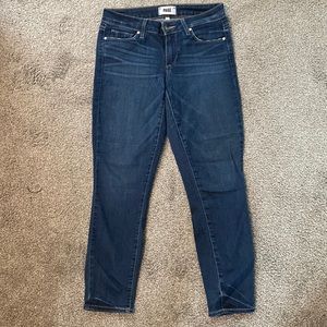 Paige cropped jeans. Size 27